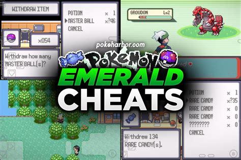 pokemon cheats for emerald|Pokemon Emerald Cheats for GameShark .